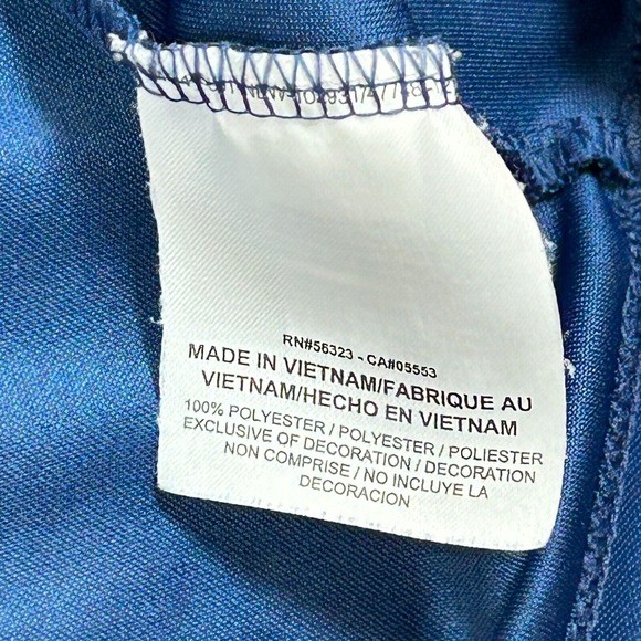 Nike Golf Polo Shirt Mens XL Blue Dri Fit Short Sleeve Stretch Fabric‎ Collared - Picture 7 of 11